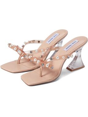 Steve Madden Massina pearl & bow heeled sandal